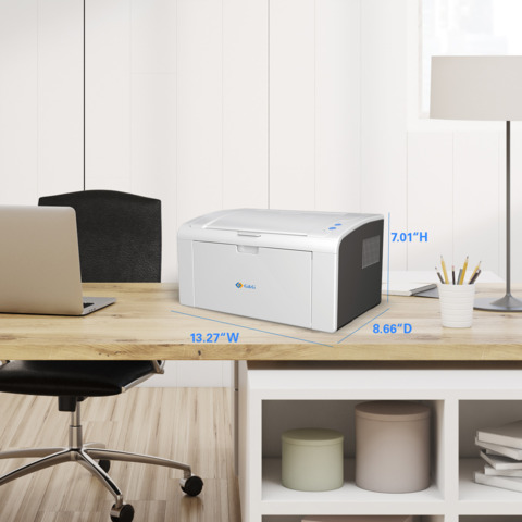 Laserdrucker P2022W, wei&szlig;/anthrazit G&G 20332 Produktbild Detaildarstellung 1 XL